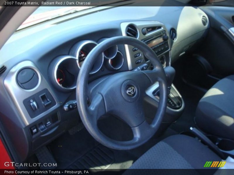 Radiant Red / Dark Charcoal 2007 Toyota Matrix