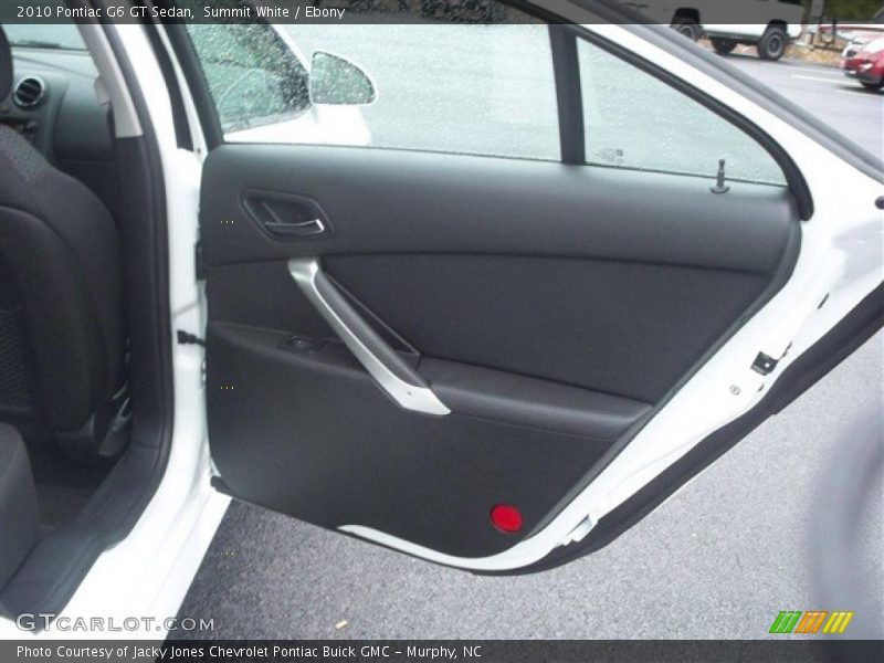 Summit White / Ebony 2010 Pontiac G6 GT Sedan