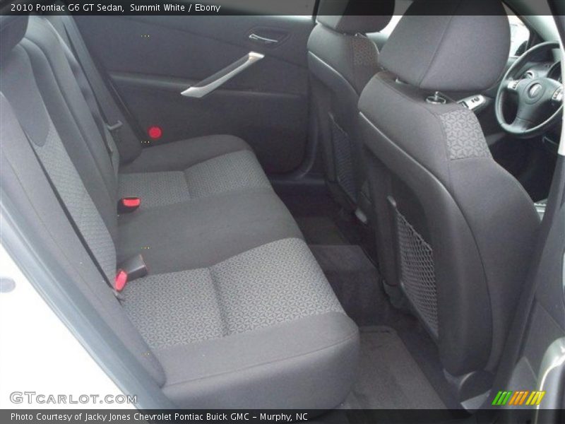 Summit White / Ebony 2010 Pontiac G6 GT Sedan