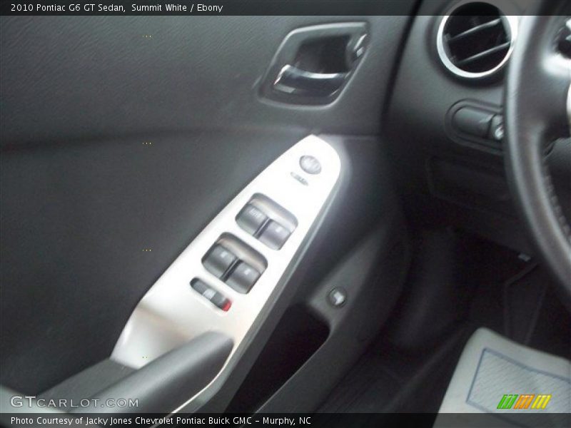 Summit White / Ebony 2010 Pontiac G6 GT Sedan
