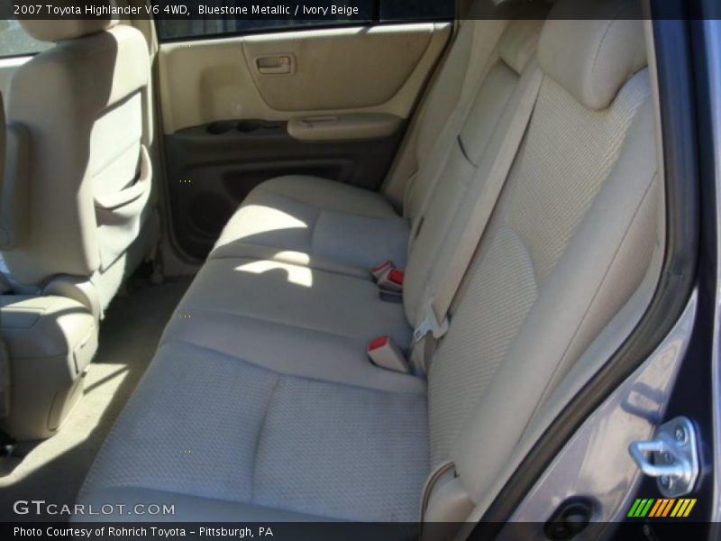 Bluestone Metallic / Ivory Beige 2007 Toyota Highlander V6 4WD