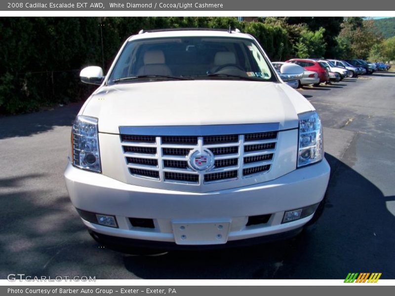 White Diamond / Cocoa/Light Cashmere 2008 Cadillac Escalade EXT AWD