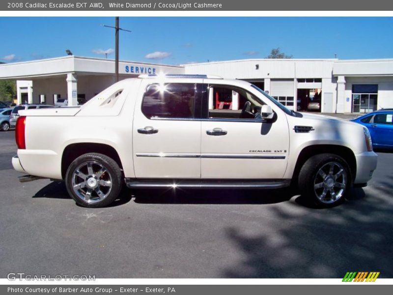 White Diamond / Cocoa/Light Cashmere 2008 Cadillac Escalade EXT AWD