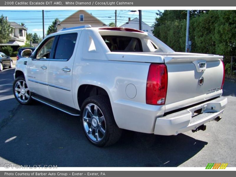 White Diamond / Cocoa/Light Cashmere 2008 Cadillac Escalade EXT AWD