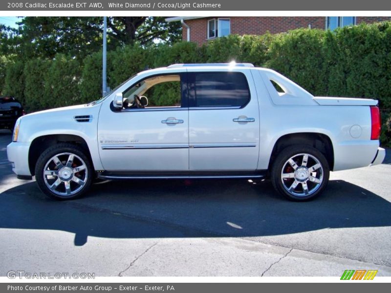 White Diamond / Cocoa/Light Cashmere 2008 Cadillac Escalade EXT AWD