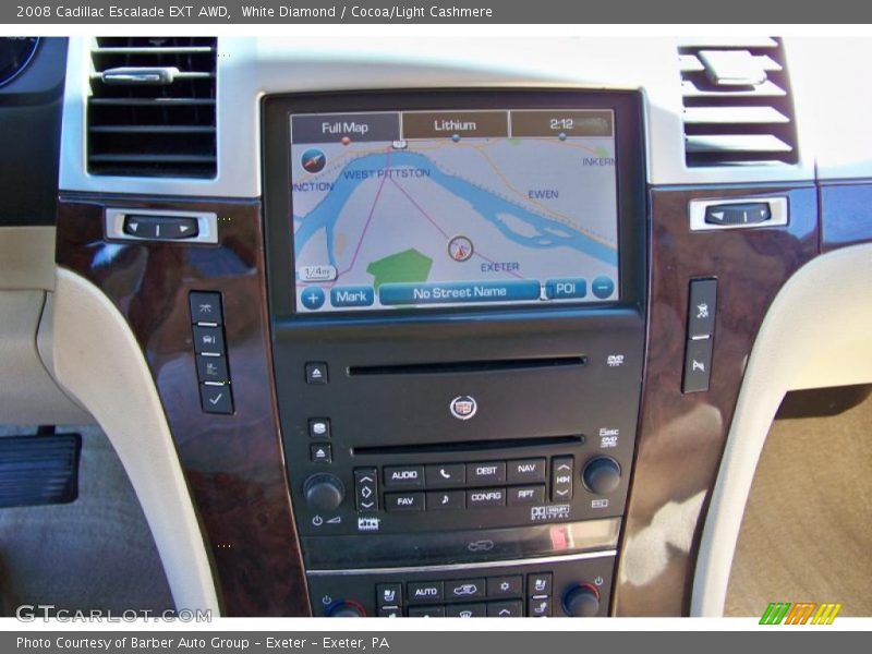 White Diamond / Cocoa/Light Cashmere 2008 Cadillac Escalade EXT AWD