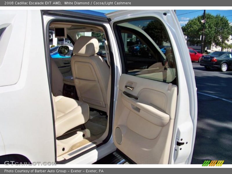 White Diamond / Cocoa/Light Cashmere 2008 Cadillac Escalade EXT AWD
