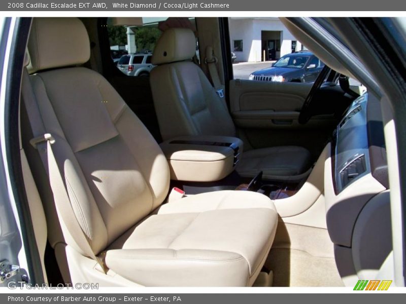 White Diamond / Cocoa/Light Cashmere 2008 Cadillac Escalade EXT AWD