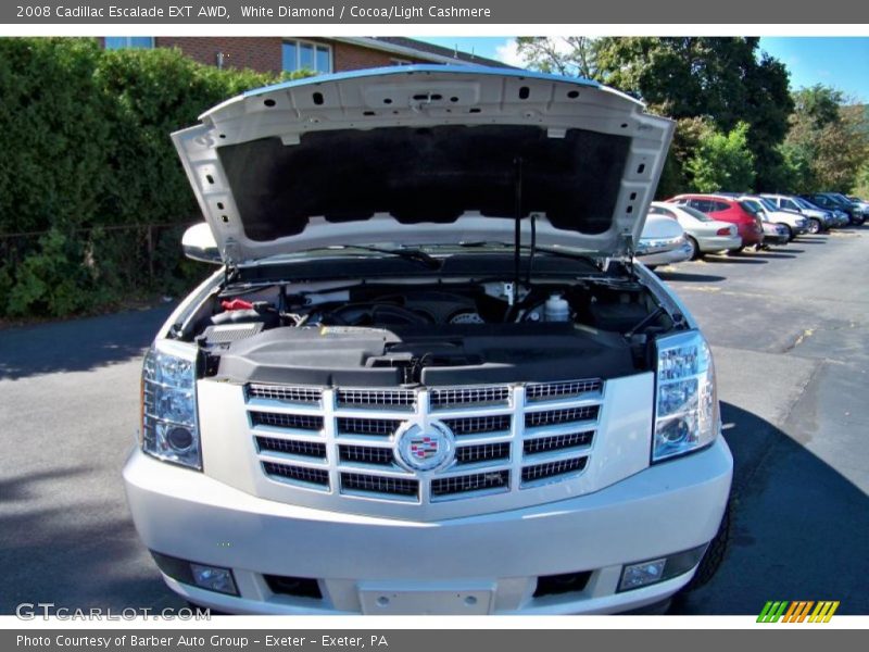 White Diamond / Cocoa/Light Cashmere 2008 Cadillac Escalade EXT AWD