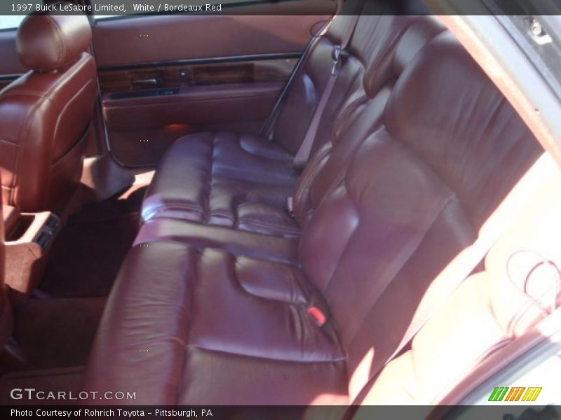 White / Bordeaux Red 1997 Buick LeSabre Limited