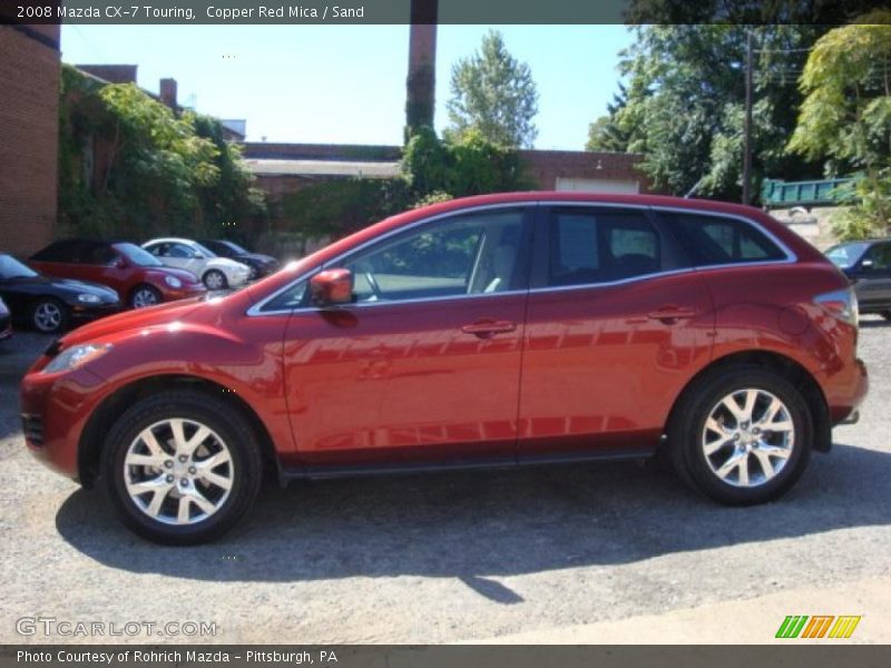 Copper Red Mica / Sand 2008 Mazda CX-7 Touring