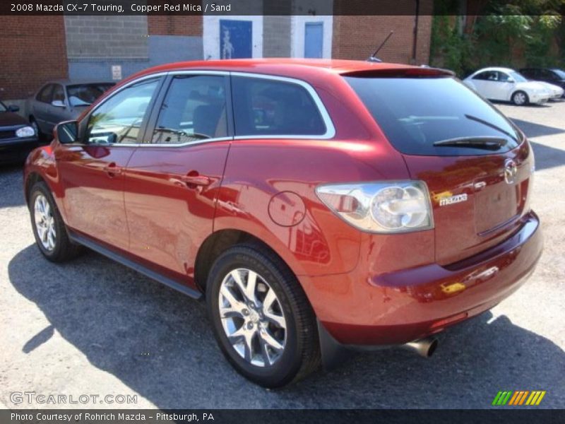 Copper Red Mica / Sand 2008 Mazda CX-7 Touring