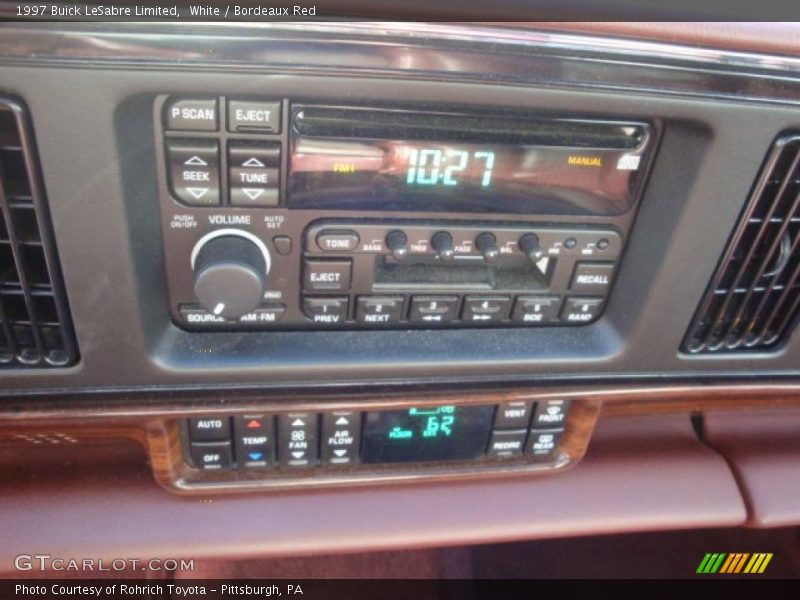 White / Bordeaux Red 1997 Buick LeSabre Limited