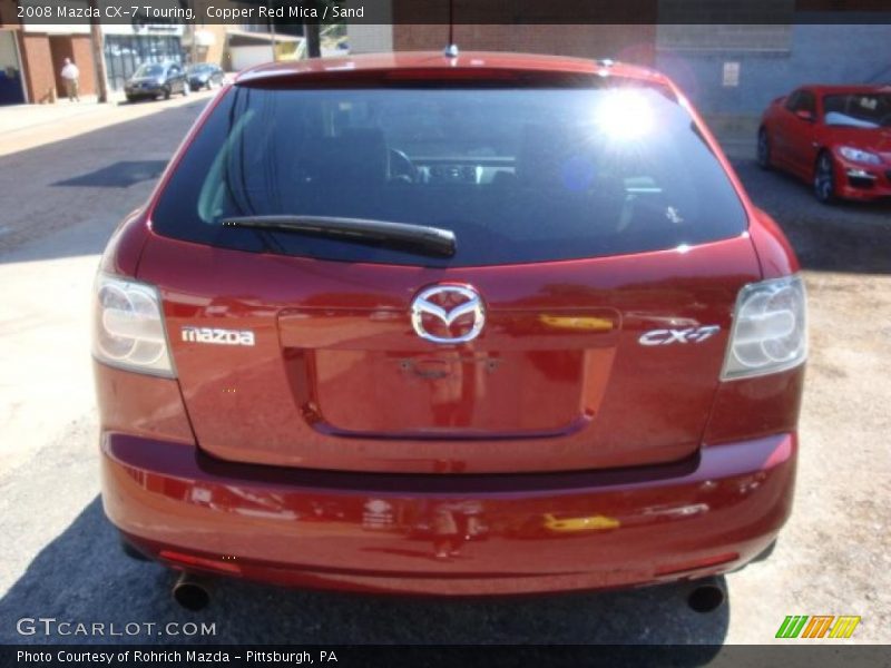 Copper Red Mica / Sand 2008 Mazda CX-7 Touring