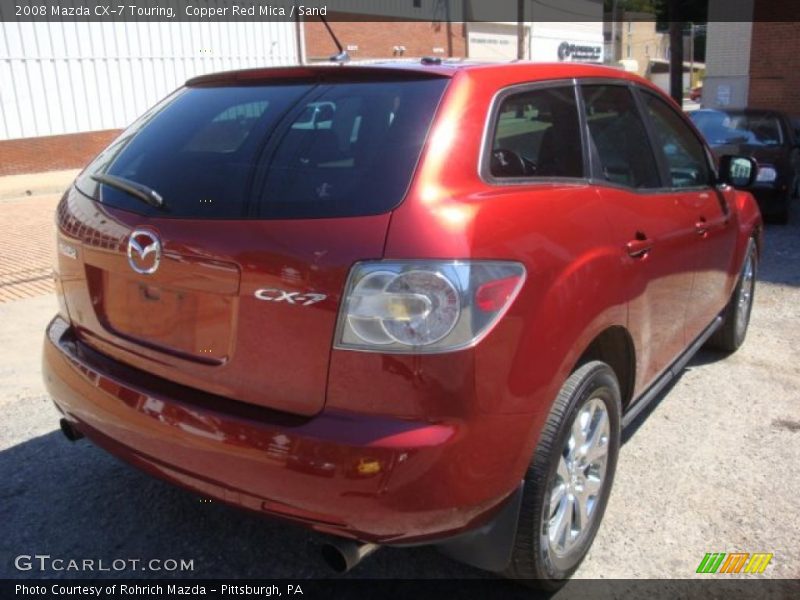 Copper Red Mica / Sand 2008 Mazda CX-7 Touring