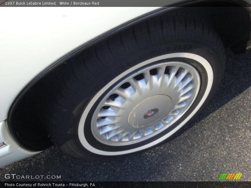 White / Bordeaux Red 1997 Buick LeSabre Limited