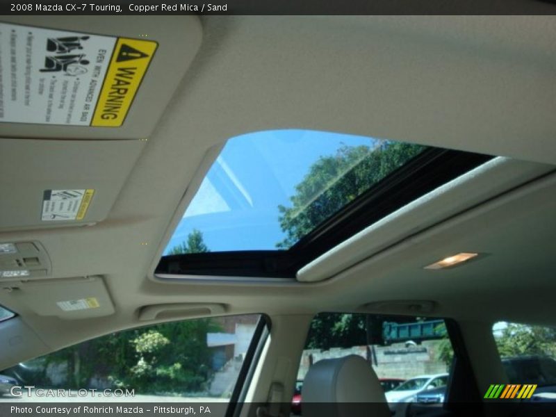 Copper Red Mica / Sand 2008 Mazda CX-7 Touring