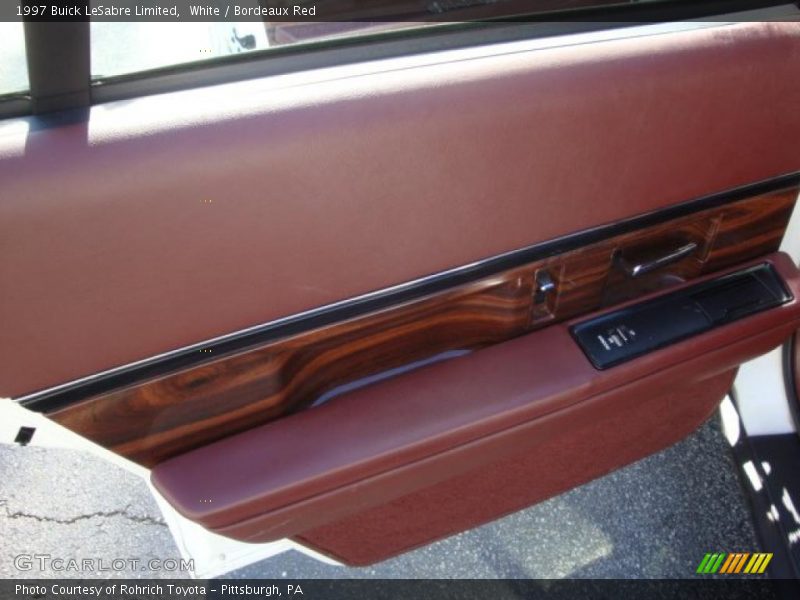 White / Bordeaux Red 1997 Buick LeSabre Limited