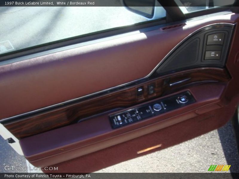 White / Bordeaux Red 1997 Buick LeSabre Limited