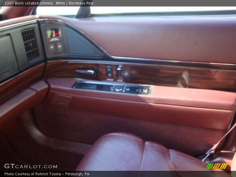 White / Bordeaux Red 1997 Buick LeSabre Limited