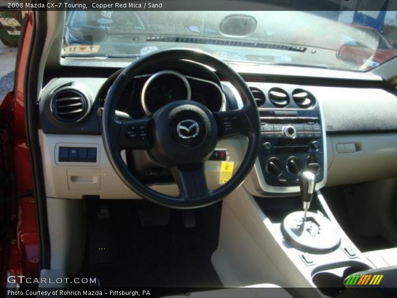 Copper Red Mica / Sand 2008 Mazda CX-7 Touring