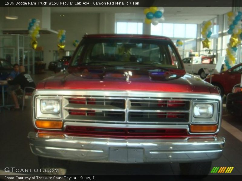 Canyon Red Metallic / Tan 1986 Dodge Ram Truck W150 Regular Cab 4x4