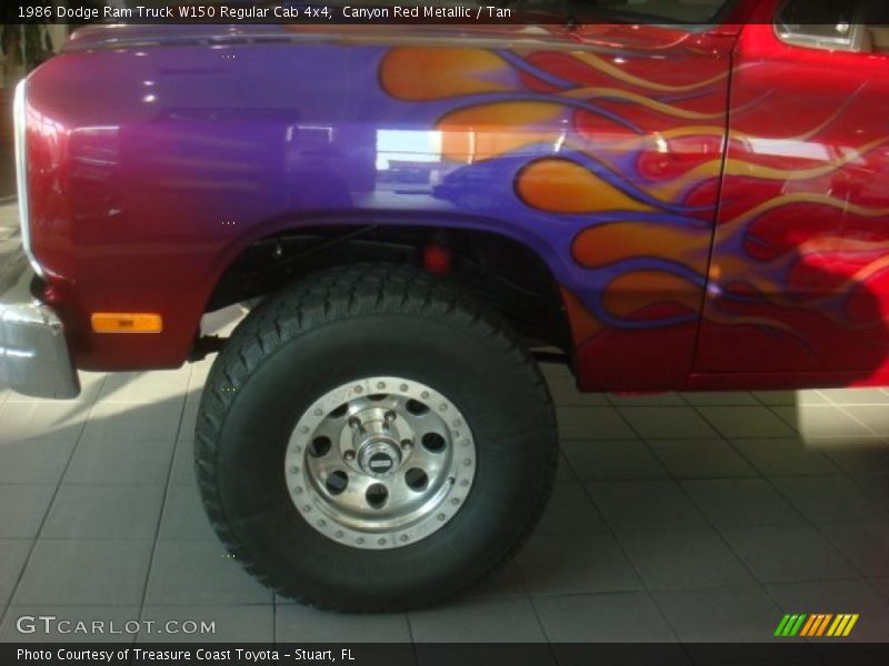 Canyon Red Metallic / Tan 1986 Dodge Ram Truck W150 Regular Cab 4x4