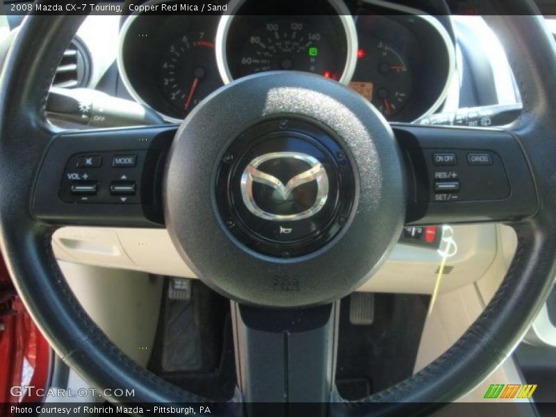 Copper Red Mica / Sand 2008 Mazda CX-7 Touring