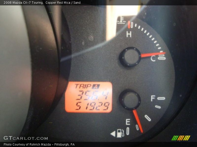 Copper Red Mica / Sand 2008 Mazda CX-7 Touring