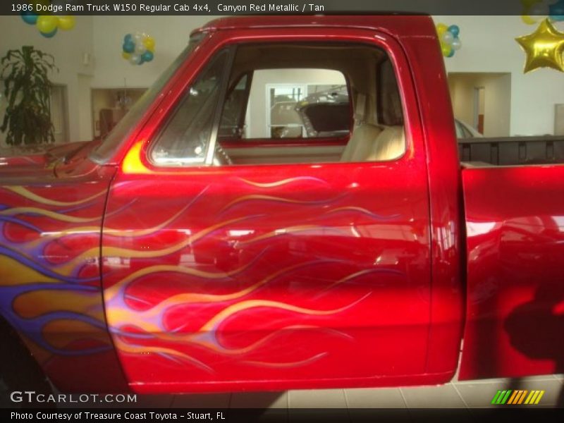 Canyon Red Metallic / Tan 1986 Dodge Ram Truck W150 Regular Cab 4x4