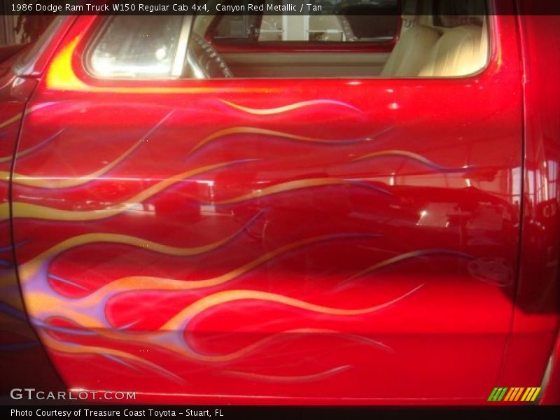 Canyon Red Metallic / Tan 1986 Dodge Ram Truck W150 Regular Cab 4x4