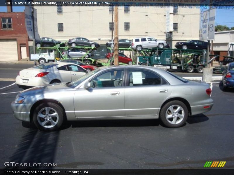 Platinum Silver Metallic / Gray 2001 Mazda Millenia Premium
