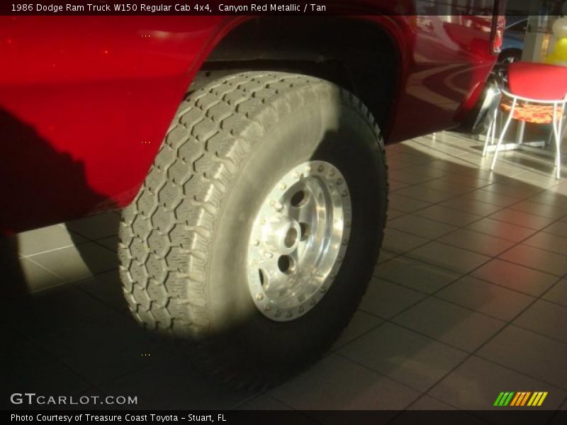 Canyon Red Metallic / Tan 1986 Dodge Ram Truck W150 Regular Cab 4x4