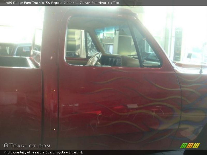 Canyon Red Metallic / Tan 1986 Dodge Ram Truck W150 Regular Cab 4x4
