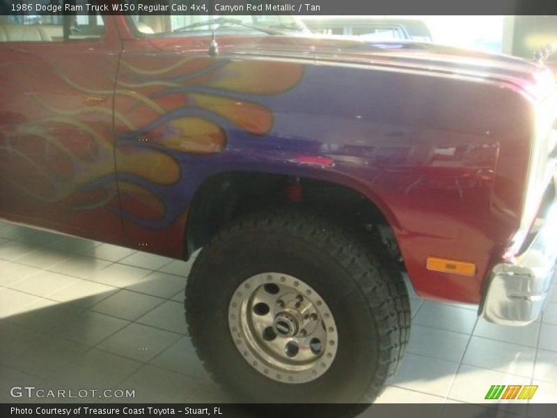 Canyon Red Metallic / Tan 1986 Dodge Ram Truck W150 Regular Cab 4x4