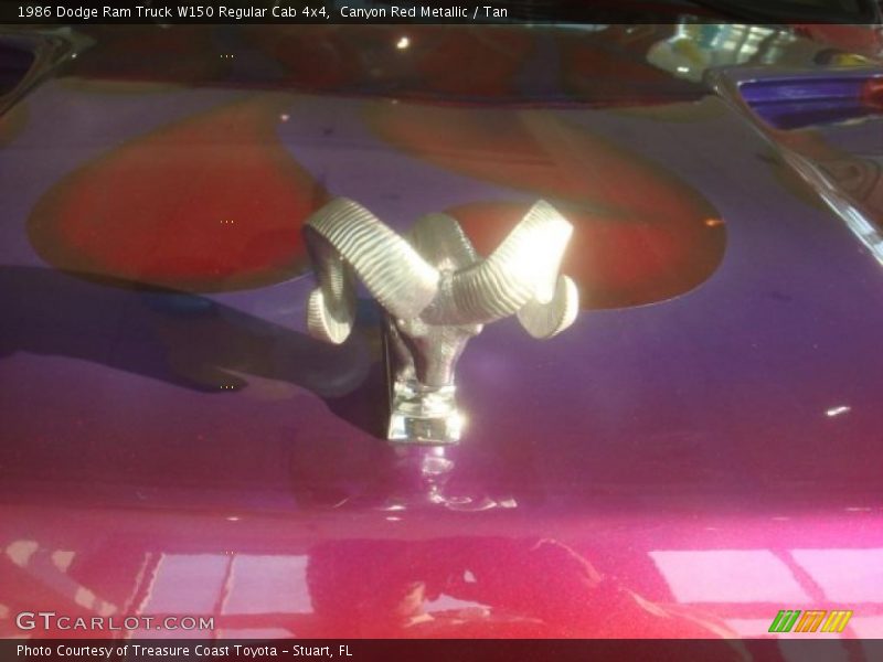 Canyon Red Metallic / Tan 1986 Dodge Ram Truck W150 Regular Cab 4x4