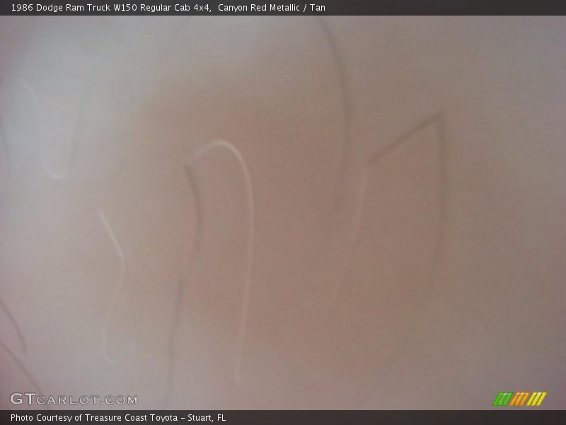 Canyon Red Metallic / Tan 1986 Dodge Ram Truck W150 Regular Cab 4x4