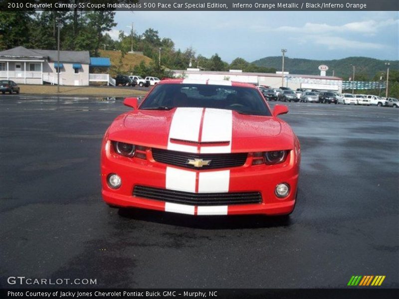 Inferno Orange Metallic / Black/Inferno Orange 2010 Chevrolet Camaro SS Coupe Indianapolis 500 Pace Car Special Edition