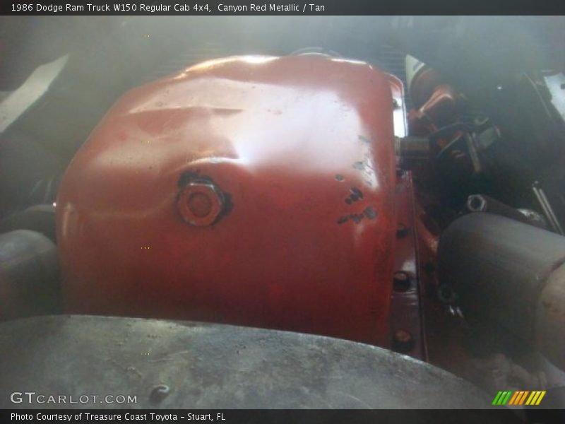 Canyon Red Metallic / Tan 1986 Dodge Ram Truck W150 Regular Cab 4x4