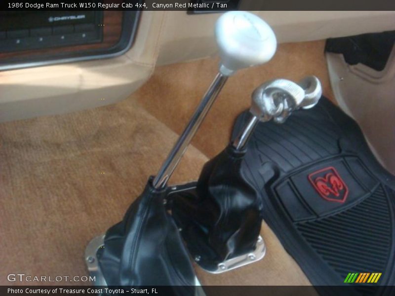 Canyon Red Metallic / Tan 1986 Dodge Ram Truck W150 Regular Cab 4x4