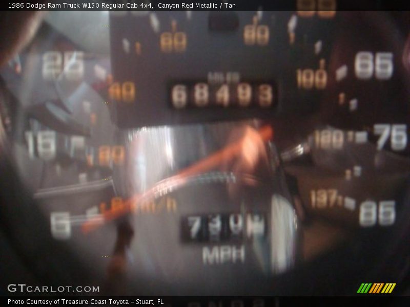 Canyon Red Metallic / Tan 1986 Dodge Ram Truck W150 Regular Cab 4x4