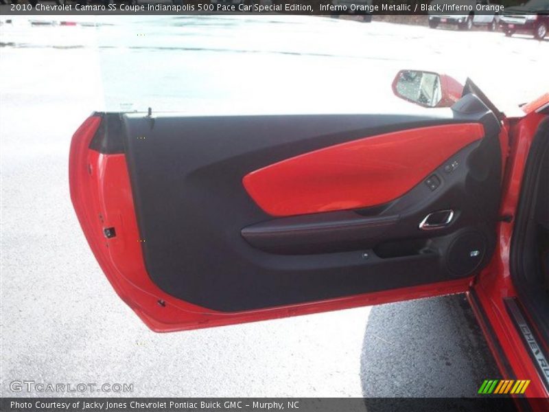Inferno Orange Metallic / Black/Inferno Orange 2010 Chevrolet Camaro SS Coupe Indianapolis 500 Pace Car Special Edition