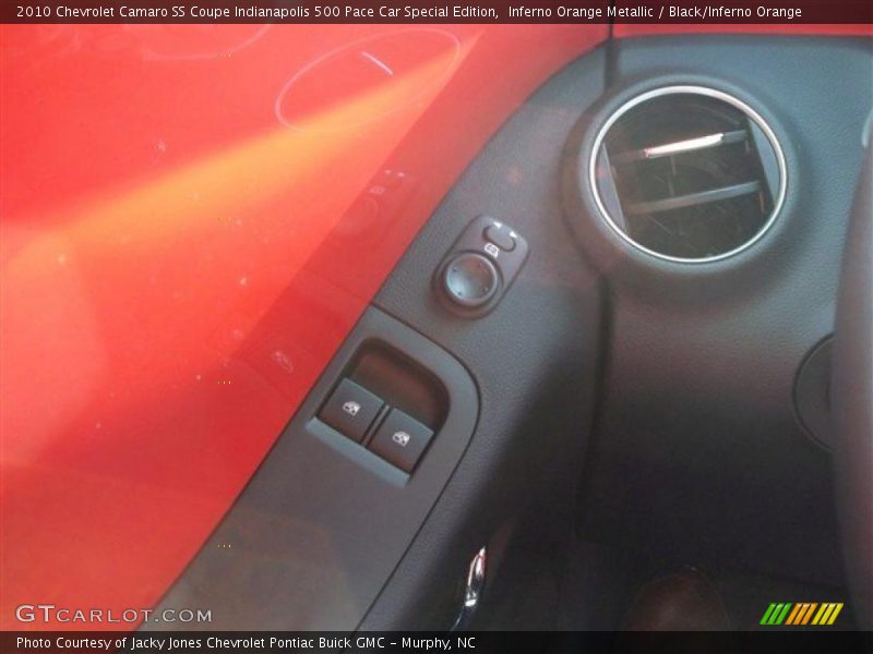 Inferno Orange Metallic / Black/Inferno Orange 2010 Chevrolet Camaro SS Coupe Indianapolis 500 Pace Car Special Edition