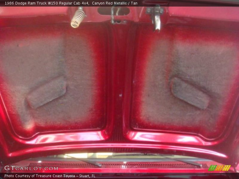 Canyon Red Metallic / Tan 1986 Dodge Ram Truck W150 Regular Cab 4x4