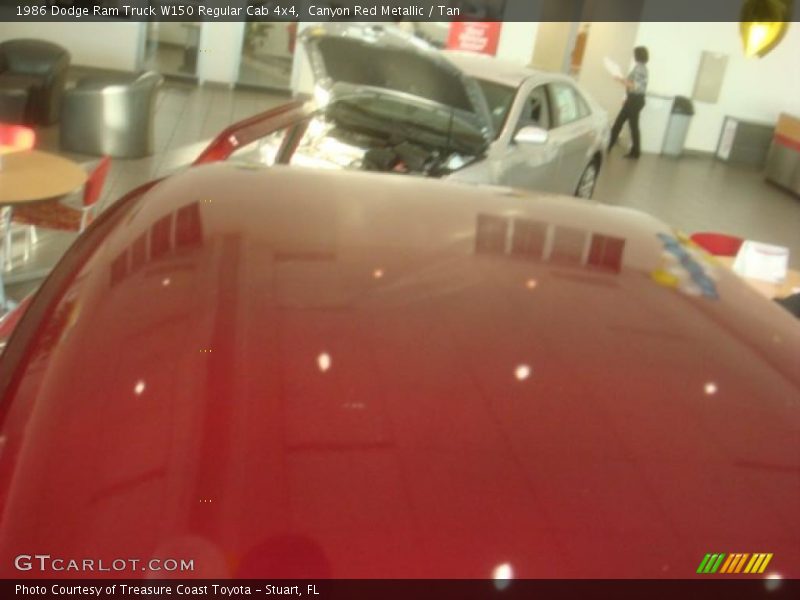 Canyon Red Metallic / Tan 1986 Dodge Ram Truck W150 Regular Cab 4x4