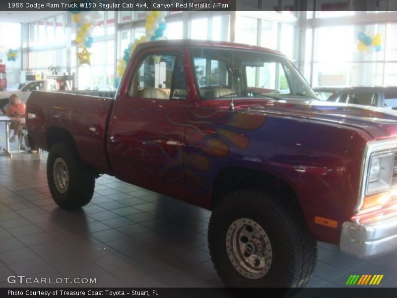 Canyon Red Metallic / Tan 1986 Dodge Ram Truck W150 Regular Cab 4x4