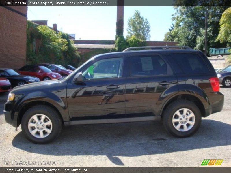 Mystic Black Metallic / Charcoal 2009 Mazda Tribute s Sport