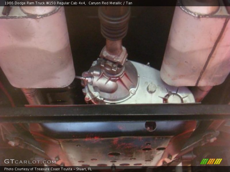Canyon Red Metallic / Tan 1986 Dodge Ram Truck W150 Regular Cab 4x4
