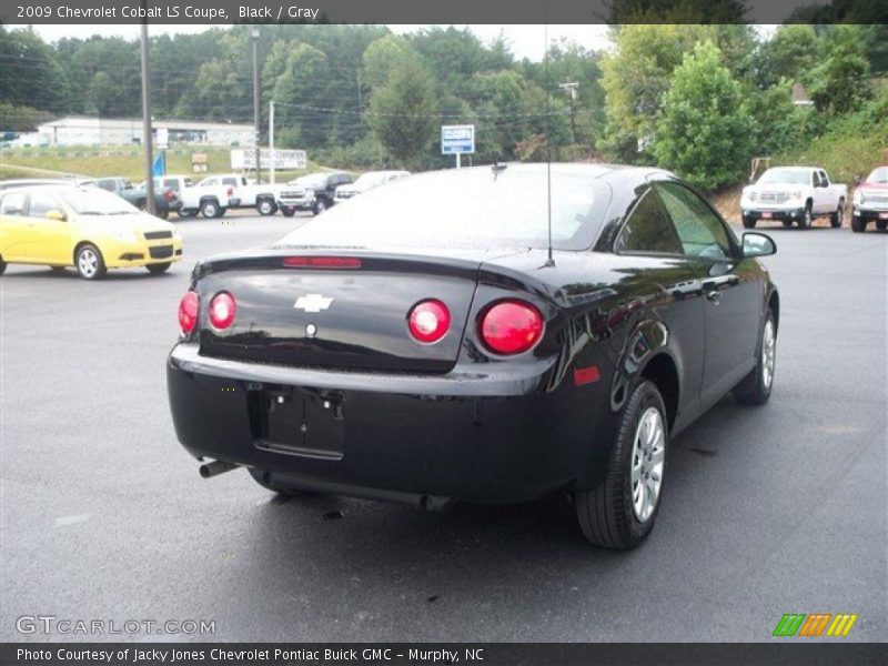 Black / Gray 2009 Chevrolet Cobalt LS Coupe