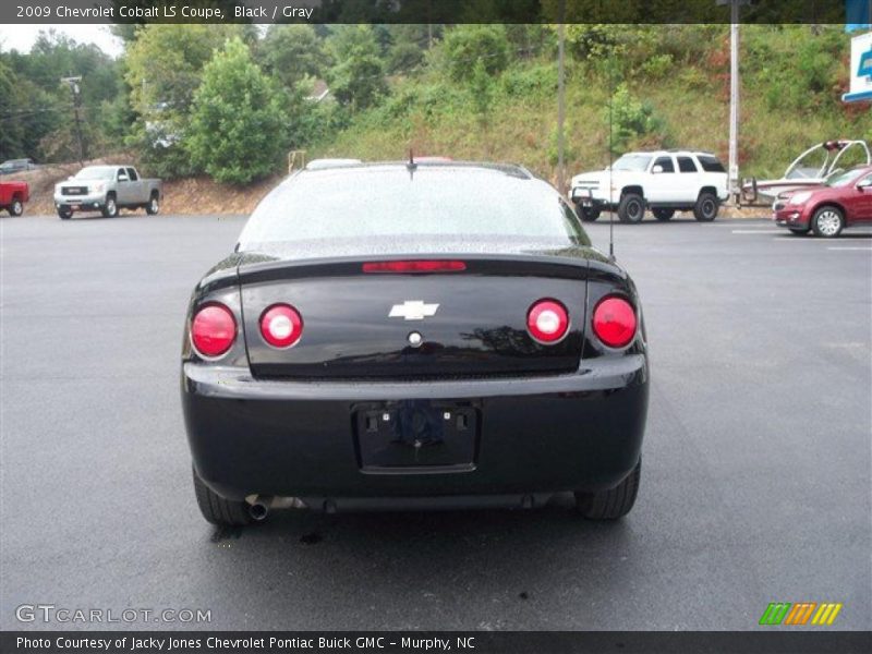 Black / Gray 2009 Chevrolet Cobalt LS Coupe